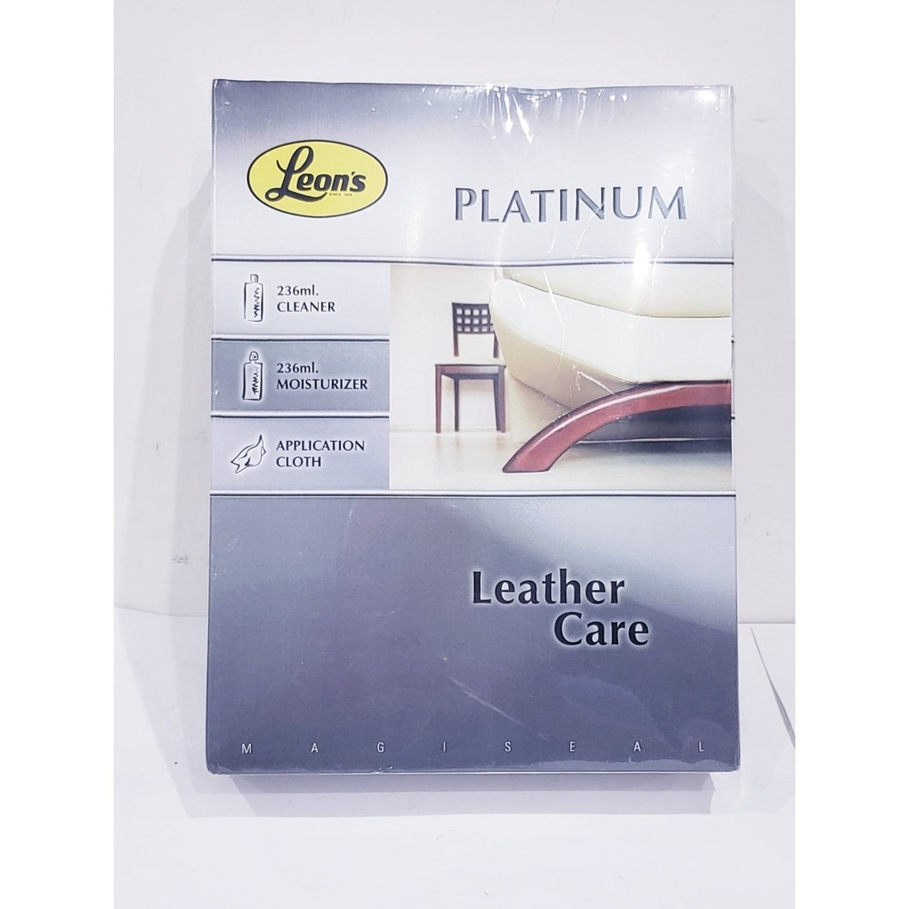 Leather Care Kit With Cleaner and Moisturizer